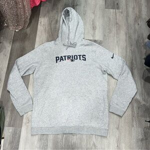 Nike Gray Hoodie with Navy Logo